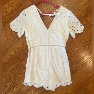 Abercrombie white romper